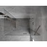 Mexen Mist-H Duo Duschkabine schwenkbar rechts 80 x 100 cm, transparent, Chrom - 8A5-080L-100P-01-00
