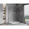 Mexen Mist-H Duo Duschkabine Schwingtür rechts 80 x 105 cm, transparent, Chrom - 8A5-080L-105P-01-00