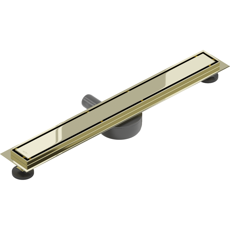 Mexen Flat 360° M13 Rotationslinienablauf 2-in-1 60 cm, Gold - 1510060-40