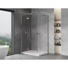 Mexen Mist-H Duo Duschkabine Scharnier links 100 x 90 cm, transparent, Chrom - 8A5-100L-090P-01-00