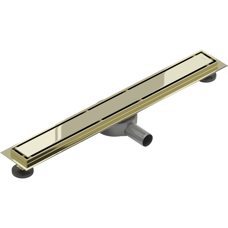 Mexen Flat 360° M13 Drehbarer Linienablauf 2-in-1 70 cm, Gold - 1510070-40