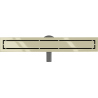 Mexen Flat 360° M13 Drehbarer Linienablauf 2-in-1 70 cm, Gold - 1510070-40