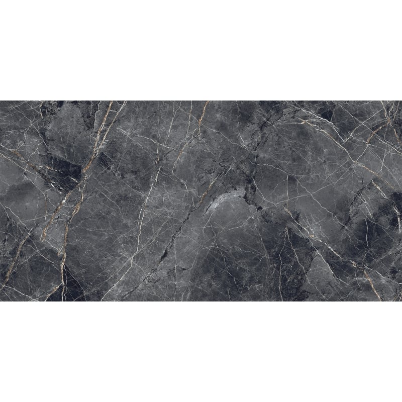 Mexen Eternity Nero Muster des glasierten Feinsteinzeugs rek. G1, Boden- und Wandfliese, glänzend - TL112-02-S
