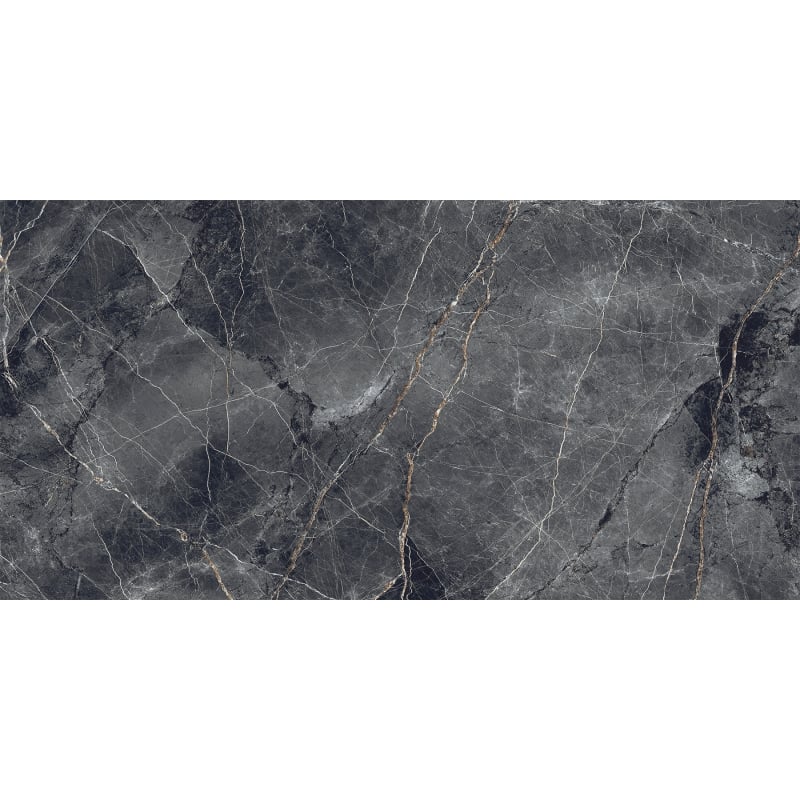 Mexen Eternity Nero Muster des glasierten Feinsteinzeugs rek. G1, Boden- und Wandfliese, glänzend - TL112-02-S
