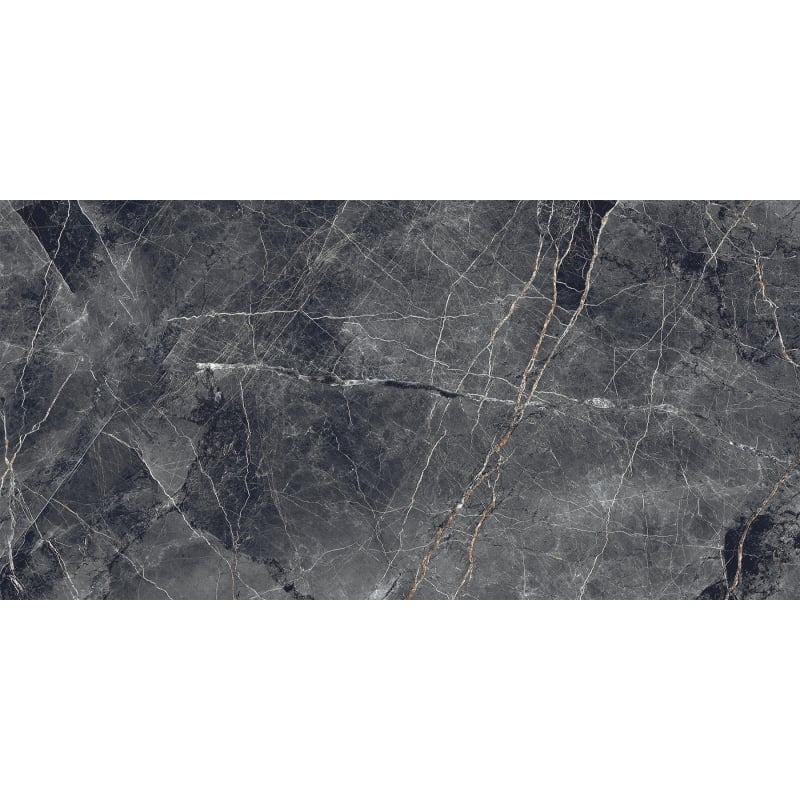 Mexen Eternity Nero Muster des glasierten Feinsteinzeugs rek. G1, Boden- und Wandfliese, glänzend - TL112-02-S