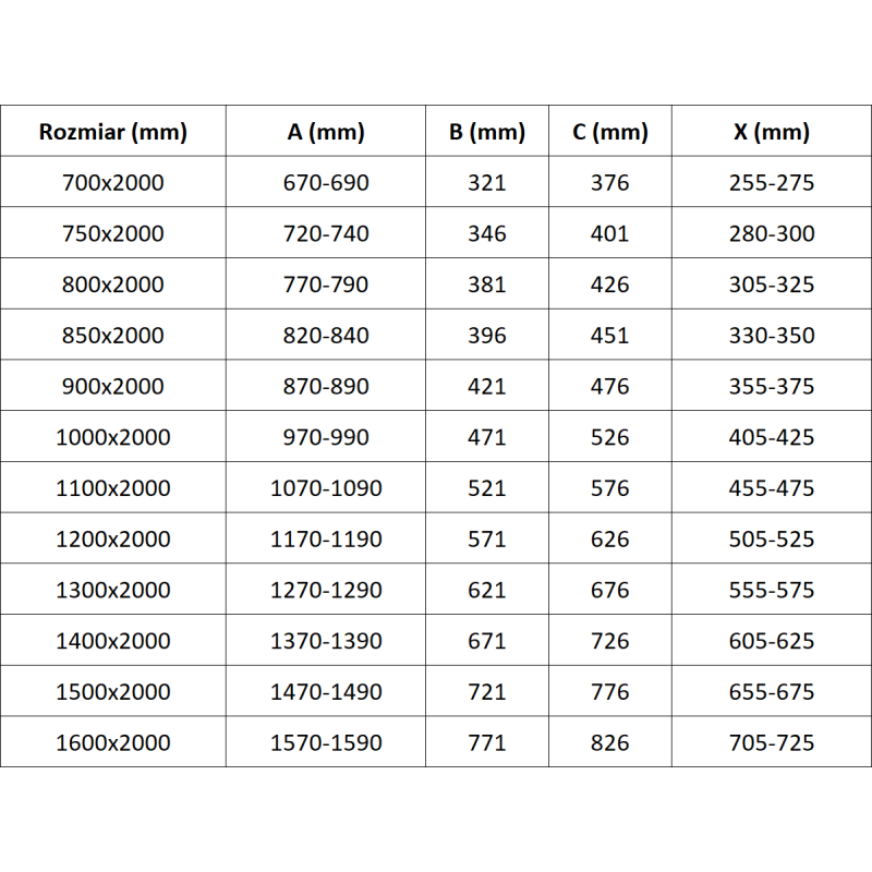 Mexen Velar Duschwand zum Schieben Walk-in 140 x 200 cm, graphit 8 mm, gebürstet gun gray - 871-140-000-43-66