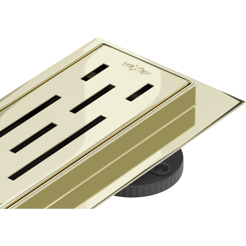 Mexen Flat 360° M01 Drehbarer Linienablauf 50 cm, goldfarben - 1520050-40