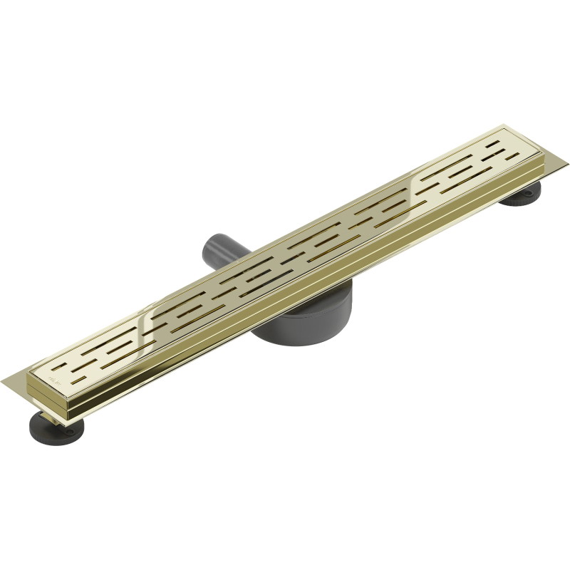 Mexen Flat 360° M01 Drehbarer Linienablauf 50 cm, goldfarben - 1520050-40