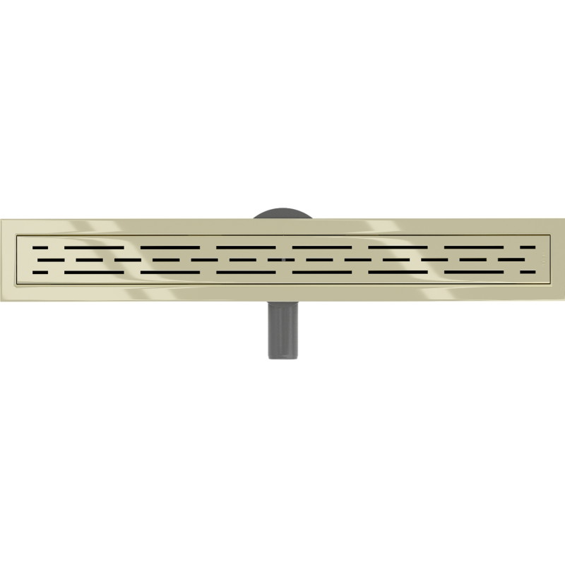 Mexen Flat 360° M01 Drehbarer Linienablauf 50 cm, goldfarben - 1520050-40