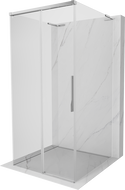 Mexen Rox-3S L dreiseitige, schiebbare Duschkabine 100 x 100 cm, transparent, Chrom - 8C2L-100-100-01-00-3S