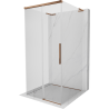 Mexen Rox-3S L 3-seitige Duschkabine zum Schieben 120 x 120 cm, transparent, Roségold - 8C2L-120-120-60-00-3S