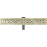 Mexen Flat 360° M12 drehbarer Linienablauf 50 cm, gold - 1521050-40