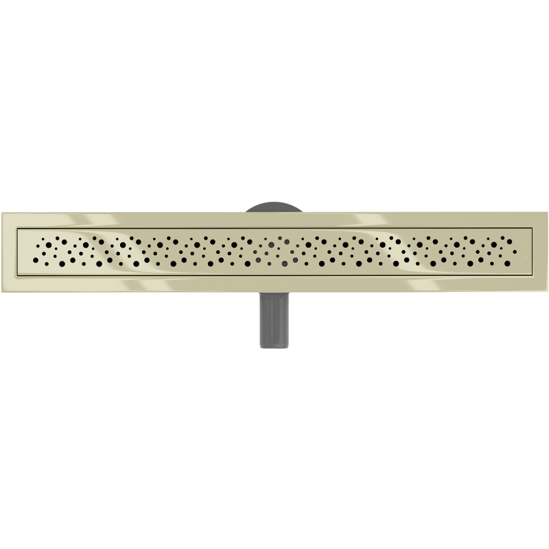 Mexen Flat 360° M12 Liniendrainage drehbar 60 cm, gold - 1521060-40