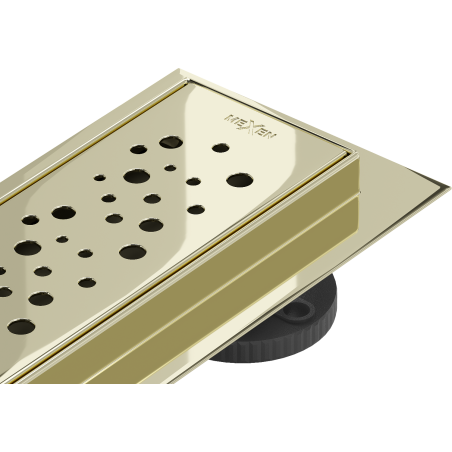 Mexen Flat 360° M12 drehbarer Linienabfluss 60 cm, gold - 1521060-40
