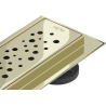 Mexen Flat 360° M12 Liniendrainage drehbar 60 cm, gold - 1521060-40