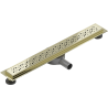 Mexen Flat 360° M12 Drehbarer Linienablauf 70 cm, Gold - 1521070-40