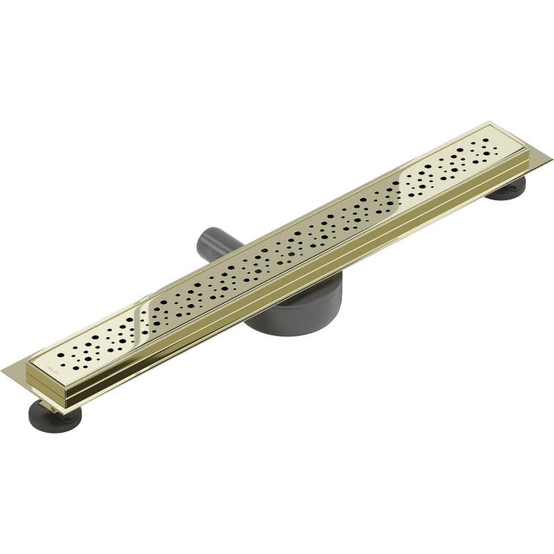 Mexen Flat 360° M12 Drehbarer Linienablauf 70 cm, Gold - 1521070-40