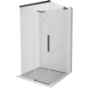 Mexen Rox-3S L Duschkabine, 3-seitig, 120 x 120 cm, transparent, schwarz - 8C2L-115-120-70-00-3S - 8C2L-120-120-70-00-3S