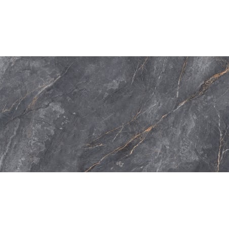 Mexen Walcey Charcoal Probe von glasiertem Feinsteinzeug, rektifiziert. G1, Boden- und Wandfliese, glänzend - TL150-02-S