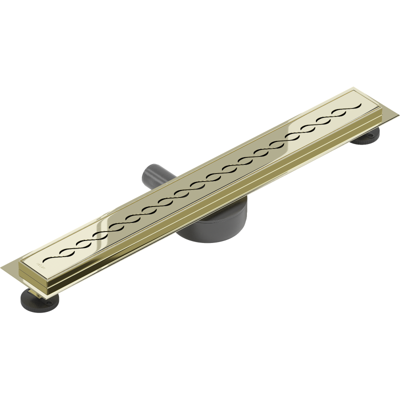 Mexen Flat 360° M18 Drehbare Linienentwässerung 50 cm, Gold - 1523050-40
