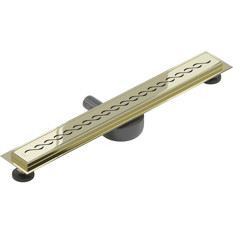 Mexen Flat 360° M18 Drehbarer 50 cm Linienablauf, Gold - 1523050-40