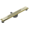 Mexen Flat 360° M18 Drehbare Linienentwässerung 50 cm, Gold - 1523050-40
