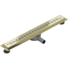 Mexen Flat 360° M18 Drehbare Linienentwässerung 50 cm, Gold - 1523050-40
