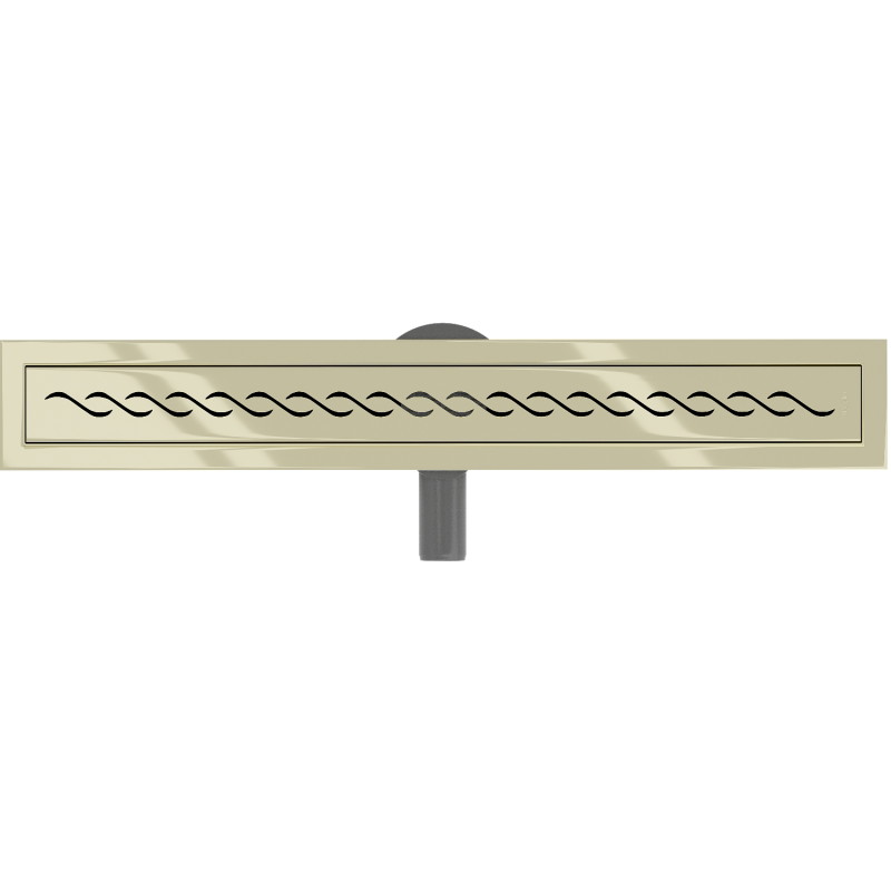 Mexen Flat 360° M18 Drehbarer 50 cm Linienablauf, Gold - 1523050-40