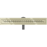 Mexen Flat 360° M18 Drehbare Linienentwässerung 50 cm, Gold - 1523050-40