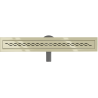 Mexen Flat 360° M18 Drehbarer Linienabfluss 70 cm, gold - 1523070-40