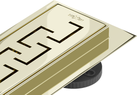 Mexen Flat 360° M15 Rotations-Linienablauf 50 cm, Gold - 1524050-40