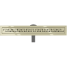 Mexen Flat 360° M15 Drehbarer Linienablauf 60 cm, Gold - 1524060-40