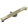 Mexen Flat 360° M15 drehbarer Linienabfluss 70 cm, gold - 1524070-40