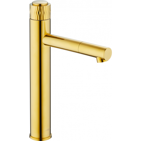Mexen Diamond hoher Waschtischarmatur, gold - 71510-50