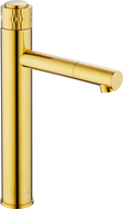 Mexen Diamond hoher Waschtischarmatur, gold - 71510-50