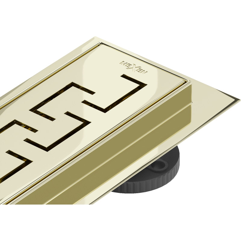 Mexen Flat 360° M15 drehbarer Linienablauf 80 cm, gold - 1524080-40