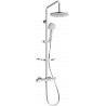 Mexen KT40 Aufputzduschset mit Regendusche und Thermostatarmatur, Chrom - 771504093-00