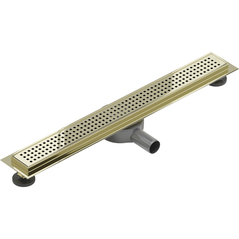 Mexen Flat 360° M08 Drehbarer Linearablauf 50 cm, Gold - 1525050-40
