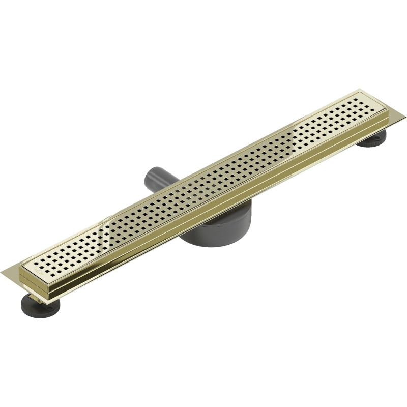 Mexen Flat 360° M08 drehbarer Linearablauf 70 cm, Gold - 1525070-40
