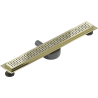 Mexen Flat 360° M08 drehbarer Linienablauf 70 cm, gold - 1525070-40