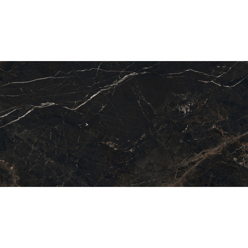 Mexen Marquino Schwarze Probe aus glasiertem Feinsteinzeug rekt. G1, Boden- und Wandfliese, hochglänzend - TL214-00-S