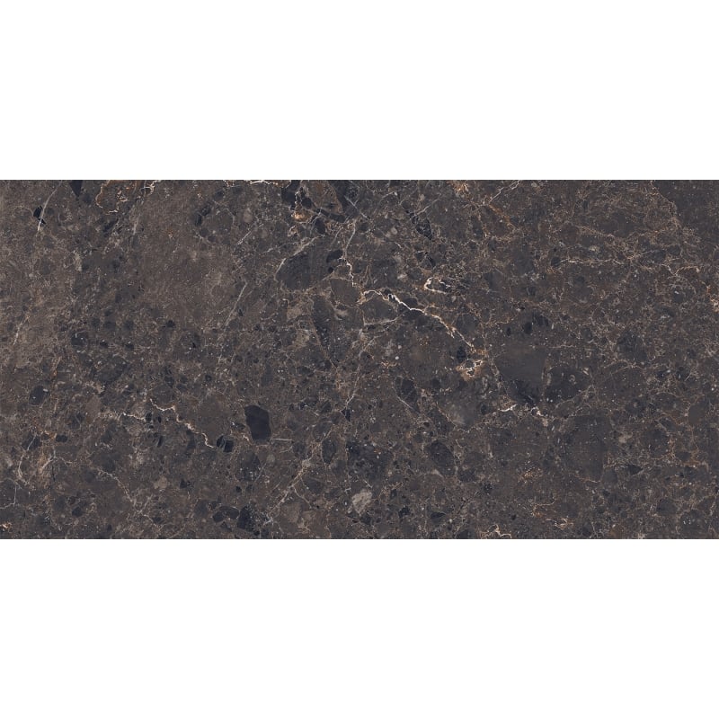Mexen Slik Emperador Braune Probe glasiertes Feinsteinzeug rek. G1, Boden- und Wandfliese, Hochglanz - TL207-00-S