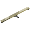 Mexen Flat 360° M08 Drehbarer Linienabfluss 80 cm, gold - 1525080-40