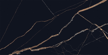 Mexen Fossil Schwarze Probe der glasierten Rektifizierung Feinsteinzeugfliese G1, Boden- und Wandfliese, Hochglanz - TL213-00-S