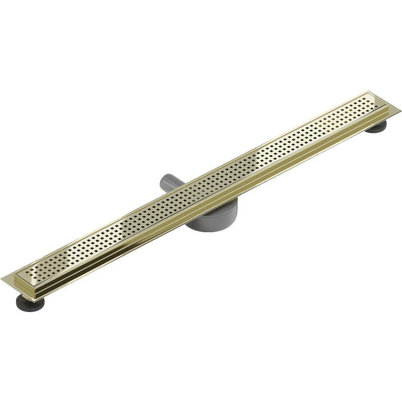 Mexen Flat 360° M08 rotierende Linienentwässerung 90 cm, gold - 1525090-40