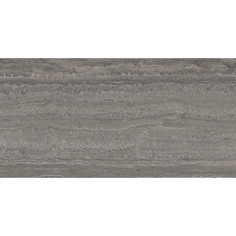 Mexen Neo Travertino Nero Muster einer glasierten rektifizierten Feinsteinzeugfliese G1, Boden-Wand-Fliese, matt - TL302-06-S