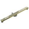 Mexen Flat 360° M08 Drehbarer Linearabfluss 100 cm, Gold - 1525100-40