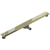 Mexen Flat 360° M08 Drehbarer Linearabfluss 100 cm, Gold - 1525100-40