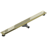 Mexen Flat 360° M15 Drehbarer Linienablauf 90 cm, gold - 1524090-40