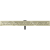 Mexen Flat 360° M15 drehbarer Linienabfluss 80 cm, gold - 1524080-40